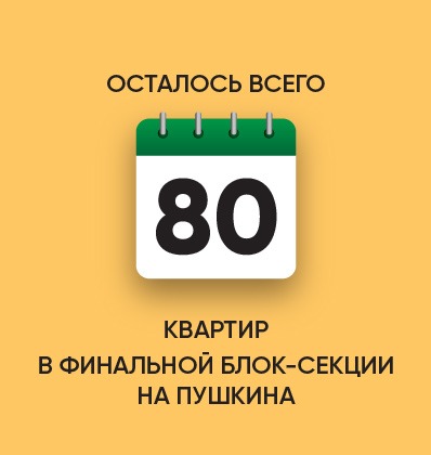 Осталось 80 квартир